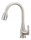 Terrazo Pull Down Kitchen Faucet, Brushed Nickel Danze