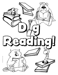 Read a book coloring page coloring home. Summer Reading Coloring Pages Color Activities Summer Reading Coloring Pages
