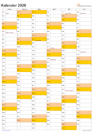 Wir bieten ihnen vorlagen in den formaten din a4 quer und hoch sowie din a3 quer. Kalender 2020 Zum Ausdrucken Kostenlos