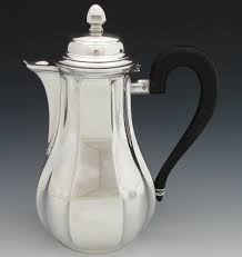 Antique French Sterling Silver Coffee Or Tea Pot Water Or Chocolate Henin Cie Silversmith Paris Silver Tea Tea Pots French Antiques