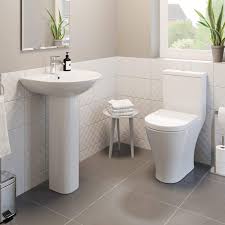 affine modern bathroom cloakroom suite