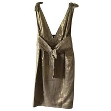 Maybe you would like to learn more about one of these? Mid Length Dress Alexander Mcqueen Gold Size 42 It In Cotton 10262104