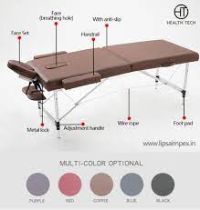 We are an authorized earthlite, stronglite, custom craftworks, human touch and pieces pro dealer. Aluminium Legs 2 Section Portable Massage Table Model Name Number Elite2a Rs 8500 Piece Id 22220091597