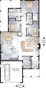 Florida House Plan 64978 Narrow House Plans Drummond House Plans Narrow Lot House Plans