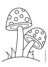 We have a collection of top 20 free printable mushroom coloring sheet at onlinecoloringpages for children to download, print and. Two Mushrooms Coloring Page For Kids Printable Free Hello Kitty Coloring Page Kitty Coloring Pages Kitty Coloring