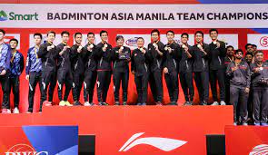 Jersey anthony ginting dkk di badminton asia team championships 2020. Indonesia Takes Asian Badminton Team Championships Three Peat