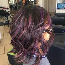 6 Likes 2 Comments Christine Lgh Christine Lgh On Instagram Pops Of Purple For This Little Girl Girl Hair Colors Hair Color Plum Hair Styles