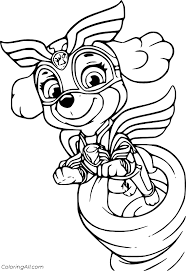 Plus, it's an easy way to celebrate each season or special holidays. Skye Paw Patrol Coloring Pages Coloringall