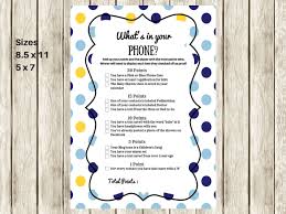 This free printable party game can be played two ways and is sure to be a hit at all kinds of kids birthday parties! What S In Your Cellphone Game Magical Printable