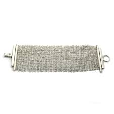 PULSERA DE MALLA DE PLATA - Taller de las Indias
