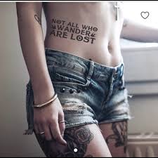 Check spelling or type a new query. Accessories Not All Who Wander Are Lost Tattoo Poshmark