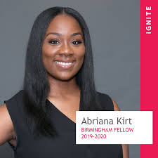 Welcome back Abriana Kirt! Abriana joins us for a second year as our  Birmingham, #Alabama #IGNITEFellow.⁠ #InHerWords: "Year two is here, and I  am ready! I have high hopes to expand my