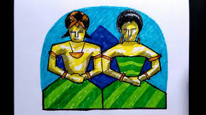 Ada pun ragam hias figuratif modern dibuat dengan menggunakan software tertentu contoh seperti soffware adobe photoshop dan lainya. Gambar Figuratif Manusia