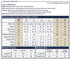 Vanity Brand Jeans Size Chart Www Bedowntowndaytona Com