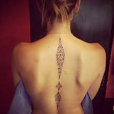 Kadin Omurga Maori Tribal Dovmeleri Woman Spine Maori Tribal Tattoos Tribal Dovmeler Boyun Dovmeleri Dovme