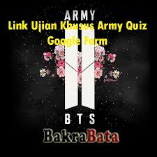 Link ujian army bts jika sobat ingin mengetahuinya secara langsung, segera klik tautan diatas dan ikuti ujiannya. Link Ujian Army Link Ujian Army Link Ujian Bxb Terbaru Docs Google Form Start Your Application To Join The Army Save Any Applications You Have Started To Come Back To Later Mindi Hintz