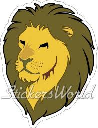 LÖWE Große Katze Wildlife-König LEO-Horoskop, 130mm Vinyl Aufkleber