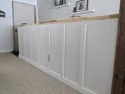 You will notice that the bottom plate is cut a stud width short. Diy Board And Batten What To Do With An Entryway Half Wall