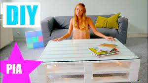 Diy anleitung mit vielen bildern zu den. Paletten Tisch Selber Bauen Ganz Einfach Schnell Mit Pia Youtube