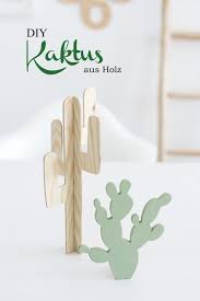 Diy Kakteen Aus Holz Heimwerkerprojekte Diy Tumblr Diy Deko Ideen