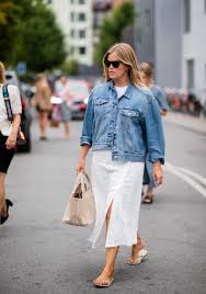 Denim Jacket Outfit Ideas For Spring And Summer Popsugar Fashion After a decade dominated by skinny jeans , denim is finally loosening up. denim jacket outfit ideas for spring
