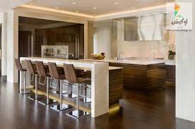 اجمل ديكورات المطابخ 2017 2018 لوكشين ديزين نت Modern Kitchen Bar Modern Kitchen Design Kitchen Bar Design