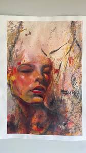 Dreamers… mixed media painting