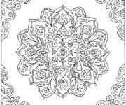 Coloriage adulte à imprimer ️ dessin de adulte à colorier ️ les coloriages pour adultes sont la nouvelle tendance de bien des femmes et hommes afin d'évacuer le stress, s'évader ailleurs, décompresser, s'amuser.bref le coloriage pour adulte procure de nombreux avantages et bienfaits pour la santé. Coloriage Mandalas Fleurs Gratuit A Imprimer