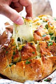 Cheesy Garlic Pull Apart Bread Recipe Little Spice Jar Recipe Bread Pull Apart Recipes Pull Apart Bread Fresh Mozzarella Appetizers