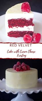 Red Velvet Cake With Cream Cheese Frosting In 2020 Red Velvet Cake Velvet Cake Recipes Homemade Cake Recipes