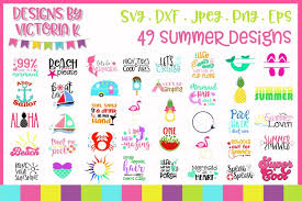 Download Summer Svg Bundle 49 Summer Cut Files Svg Dxf Png 78763 Svgs Design Bundles