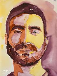 Watercolor portrait by Kat Furtado Art 😍