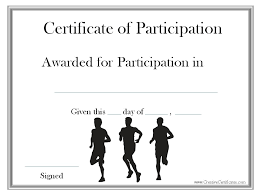 Running Awards Running Award Certificate Templates Certificate Of Completion Template