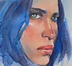 And the Sun Peeked Through' Daniel Smith fine watercolours