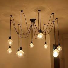 In this video, i go over the steps of replacing. Walfront Diy Vintage Style Pendant Light Holder Industrial Vintage Style Spider Ceiling Lamp Hanger Fixtures Fit For E27 Bulb 10 Head 2m Cable Walmart Com Retro Pendant Lights Light Bulb Chandelier