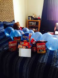 Give a present to mark them turning a special age with our range of 16th birthday gifts. Made This Candy Basket And Blew Up Balloons For My Boyfriend S 16th Birthday Blowing Up Balloons Candy Basket Kids Birthday