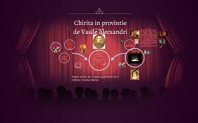 Chirita in provintie, reprezentata pe scena in 1852, este a doua din cele cinci piese din ciclul chiritelor.chirita barzoi este personajul principal si eponim al comediei, sotia lui grigore barzoi si mama a trei copii. Chirita In Provintie By Cristea Carmen