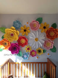 Secret Garden Paper Flower Wall Backdrop Christening Etsy Paper Flower Wall Paper Flower Backdrop Paper Flowers