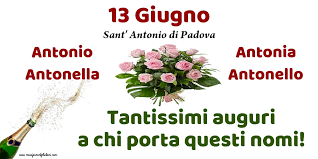 I paletti di di maio per la flat tax: Cartoline Di Onomastico 13 Giugno Sant Antonio Di Padova Messaggiauguricartoline Com