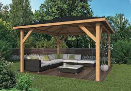 Syros Larch Gazebo 4 30m X 4 30m Timber Kit Buildings