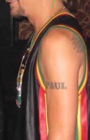 President donald trump and democratic presidential nominee joe biden at belmont university on october 22. Daedae On Twitter Today I Learned That Kid Rock Has A Tattoo On His Arm That Simply Says Paul