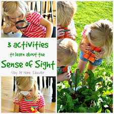 Three Preschool Sense Of Sight Activities Stay At Home Educator Senses Preschool Senses Activities Five Senses Preschool