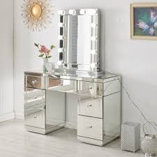 On wayfair we give you a large selection of mirrored furniture. Hollywood Glass Dresser Desktop Mirror With Bluetooth Speaker Mirrored Furniture
