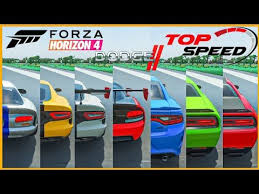 Forza Horizon 4 Top 7 Fastest Dodge Cars Acceleration Top Speed Test Youtube In 2020 Forza Horizon Forza Horizon 4 Forza