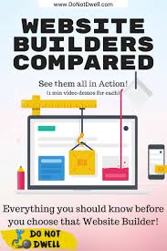 Best Website Builders Comparison Chart Dec 2018