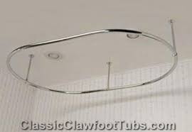 Using our 40+ years experience in the. Clawfoot Tub Oval Shower Enclosure Ring Classic Clawfoot Tub