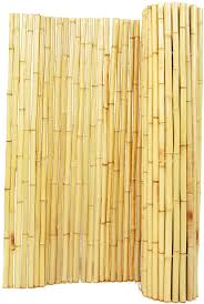Uses the finest tonkin bamboo canes from the anji mountain located in china to manufacturer their bamboo fencing. Amazon Com Backyard X Scapes Natural Rolled Bamboo Fence 1in D X 6ft H X 8ft L Garden Outdoor