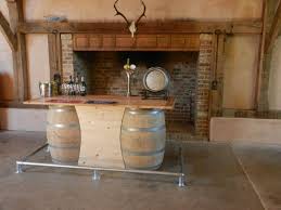 Mobile Barrel Bar With Draft Pump And Beer Cooler Etsy Barrel Bar Whiskey Barrel Bar Whiskey Barrel
