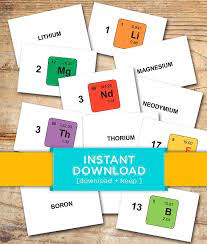 Download Periodic Table Flash Cards Printable Flashcards Science Periodic Table Of Elements Stu Printable Flash Cards Flashcards Times Tables Flash Cards