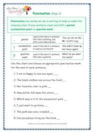 Page 2 Punctuation Worksheet Punctuation Worksheets Teaching Punctuation English Grammar Worksheets